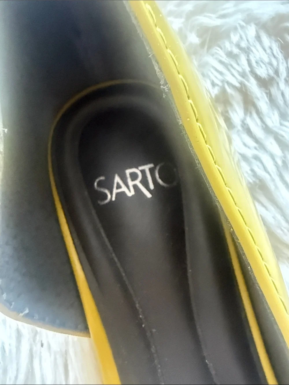 Sarto by Franco Sarto Yellow Pointed-Toe Flats